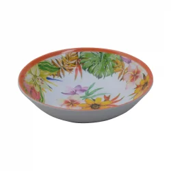 Çiçek Figürlü Melamin Tabak Seti