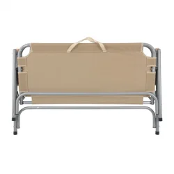 ÇİFT KİŞİLİK KAMP SANDALYESİ KREM