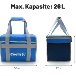 Coolist CL26B 26 Litre Katlanabilir Termos Bez Çanta / Buzluk