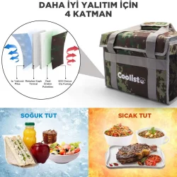 Coolist CL26C 26 Litre Katlanabilir Termos Bez Çanta / Buzluk
