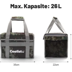 Coolist CL26C 26 Litre Katlanabilir Termos Bez Çanta / Buzluk