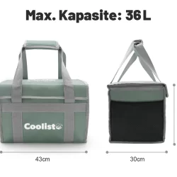 Coolist CL36LG 36 Litre Katlanabilir Termos Bez Çanta / Buzluk