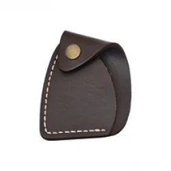Deri Balta Kılıfı Küçük Koyu Kahverengi