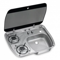 Dometic HSG 2445 2 Gözlü Gazlı Ocak + Lavabo