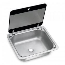 Dometic SNG 4133 Bulaşıklıklı Cam Kapaklı Eviye