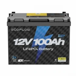 EcoFlow 12V 100Ah Lityum Derin Döngülü Karavan ve Tekne Aküsü