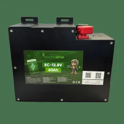 ELC-ITG-SLM Electrozirve 12.8V 60Ah Slim Kasa Lityum (LiFePO4) Batarya
