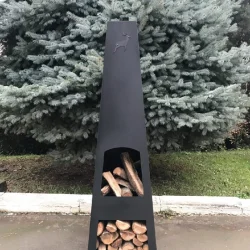FETHİYE BAHÇE ŞÖMİNE