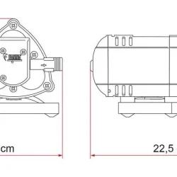 Fiamma AQUA 8 Hidrofor 10 LT 12V