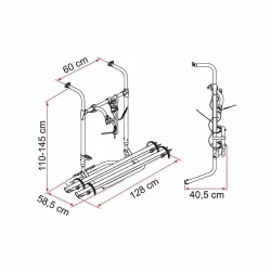 Fiamma Simple Plus 200 Bisiklet Taşıyıcısı