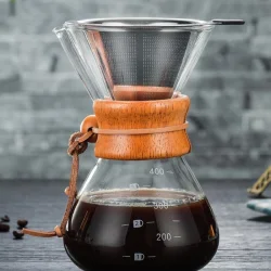 FİLTRE KAHVE CAM SET 400 ML