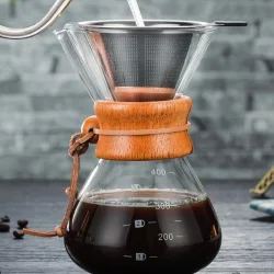 FİLTRE KAHVE CAM SET 400 ML