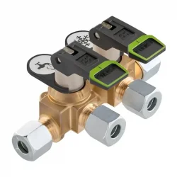 GOK İkili Gaz Dağıtıcı Valf - Şalter Model Çiftli Vana (8-2x8-8)