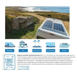 Hegel Şarj Kontrol Cihazı MPPT 40A 12-24V MPPT – TD2407