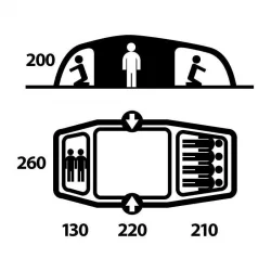 Husky Boston 6 Kişilik Çadır