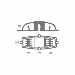 Husky Boston Yeşil 8 Kişilik Çadır