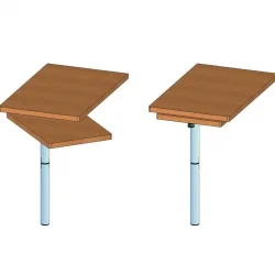 ILSE 7890GRA Döner Tip Masa Ayağı