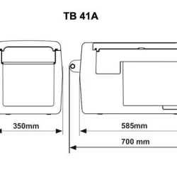 İndel B TB41A Travel Box Portatif 12-24V Araç Buzdolabı