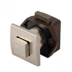 SUGA Kare Buton Bas-Çek Karavan Mobilya Kilidi Çinko Çerçeveli Ø26 mm