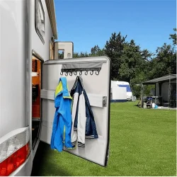 SUGA Karavan 8 Kancalı Elbise & Eşya Askı Kiti 58 cm 8 mm Ray Uyumlu