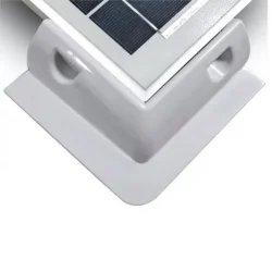 Karavan Güneş Paneli Beyaz Montaj Seti - 7 Parça Komple Braket Seti (4 Köşe + 2 Yan + Kablo Kapağı)