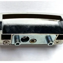 SUGA Krom-Nikel Dikdörtgen Bas-Çek Karavan Mobilya Kilidi 14–16 mm