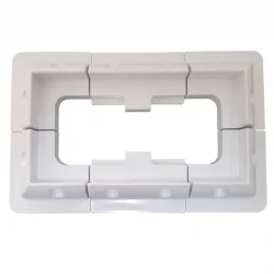 KARAVAN MONTAJ SETİ BEYAZ 6LI SET (4 KÖŞE, 2 YAN)