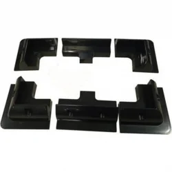 KARAVAN MONTAJ SETİ SİYAH 6LI SET (4 KÖŞE, 2 YAN)