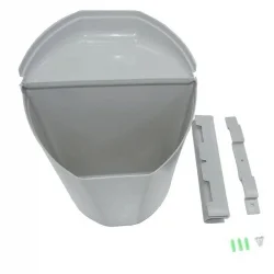 SUGA 7 Litre Karavan Kapısı & Dolap İçi Pratik Çöp Kutusu Bağlantı Aparatlı
