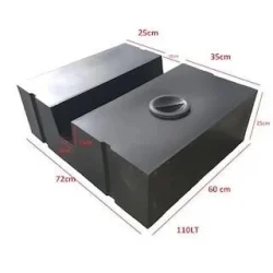 Karavan Su Deposu 110 Lt Siyah Sprinter, Crafter, Volt LT35 Uyumlu