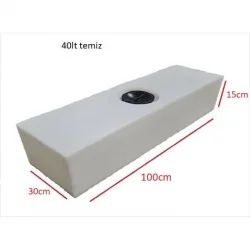 Karavan Su Deposu 40 Lt Siyah