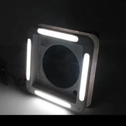 Karavan Tavan Heki 36x36cm Led Işıklı Çift Yönlü Fanlı Sineklikli