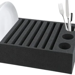 SUGA Karavan & Tekne EVA Tabak, Çatal ve Bıçak Tutucu 8+3 Bölmeli 33x25x10 cm