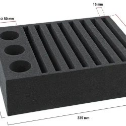 SUGA Karavan & Tekne EVA Tabak, Çatal ve Bıçak Tutucu 8+3 Bölmeli 33x25x10 cm