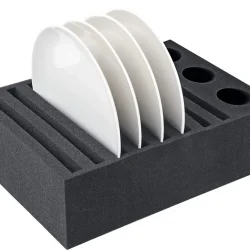 SUGA Karavan & Tekne EVA Tabak, Çatal ve Bıçak Tutucu 8+3 Bölmeli 33x25x10 cm