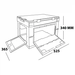 KATLANIR KAMP KASASI AHŞAP TABLALI