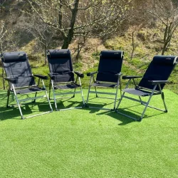 Katlanır Lüx Sandalye 4 Adet Set