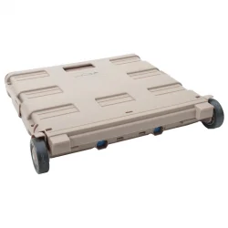 KATLANIR TEKERLEKLİ KAMP KASASI KAHVERENGİ