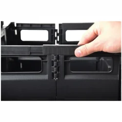 KATLANIR TEKERLEKLİ KAMP KASASI SİYAH