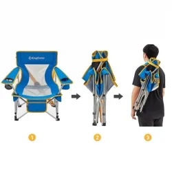 Kingcamp Larch Beech Sandalye (Mavi)