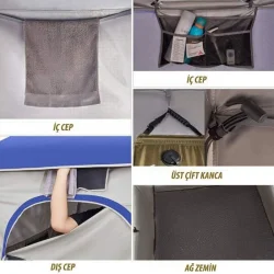 Kingcamp Marasusa Ii Black/grey Duş Çadır