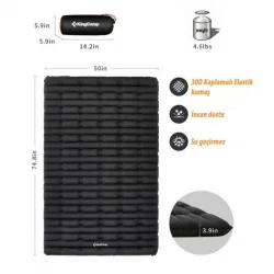 Kingcamp Super Comfort Double Siyah Şişme Yatak