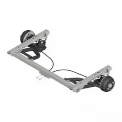 KNOTT 1350 kg Amortisörlü Bağımsız Süspansiyonlu Frenli Dingil (1200 mm)