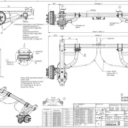 Knott 1350 kg Bağımsız Süspansiyonlu Dingil 1400 mm