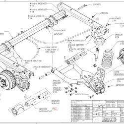 Knott 1350 kg Bağımsız Süspansiyonlu Dingil 1400 mm