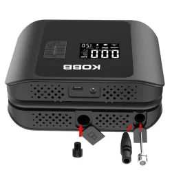 KOBB KB420 12Volt/Şarjlı 150PSI Taşınabilir Dijital Basınç Göstergeli Led Aydınlatmalı Lastik Şişirme Pompası
