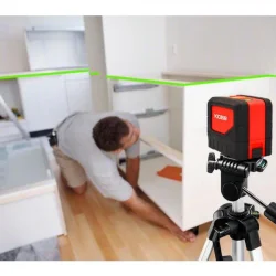 KOBB KBL92GTP 30M Profesyonel Yatay ve Dikey Otomatik Hizalamalı Yeşil Çapraz Çizgi Lazer,Noktalı Şakül Lazer Distomat