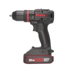Kress KUC30.1 20Volt/2.0Ah Li-ion 60Nm Çift Akülü Kömürsüz Profesyonel Şarjlı Darbeli Matkap