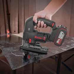 Kress KUE26.9 20Volt Profesyonel Kömürsüz Devir Ayarlı Şarjlı Dekupaj Testere (Akü Dahil Değildir)