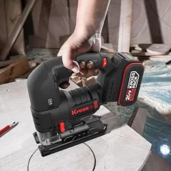 Kress KUE26.9 20Volt Profesyonel Kömürsüz Devir Ayarlı Şarjlı Dekupaj Testere (Akü Dahil Değildir)
